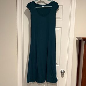 Old Navy Deep Teal Midi Dress